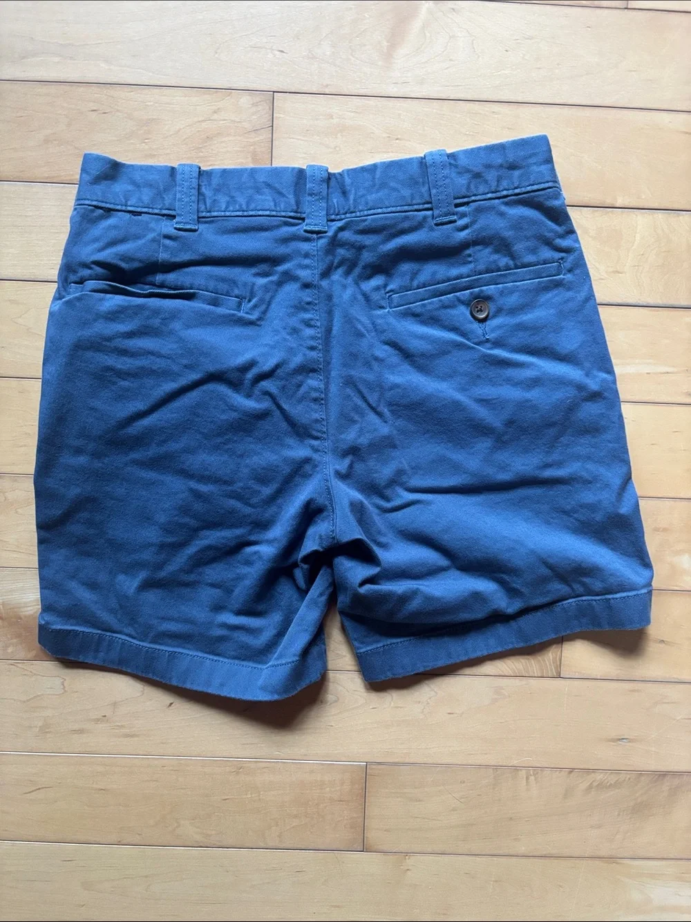 J. Crew Navy Cotton Chino Shorts 7” Inseam